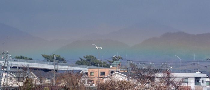 虹 撮影2017年2月20日